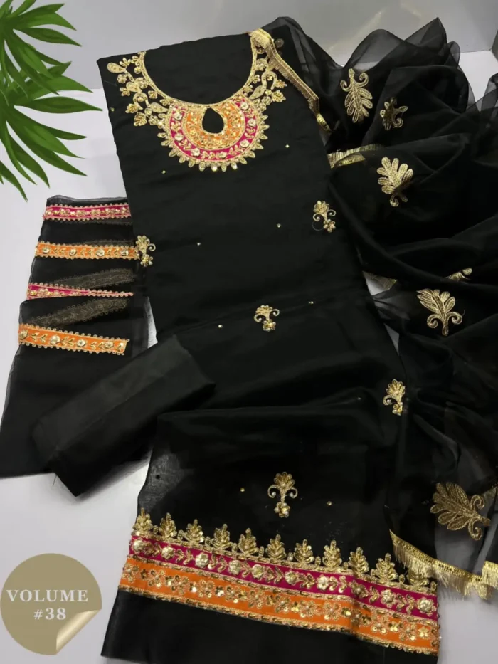 ANAYA-B Embroidery Collection FABRIC – Wedding Collection – 3 Piece