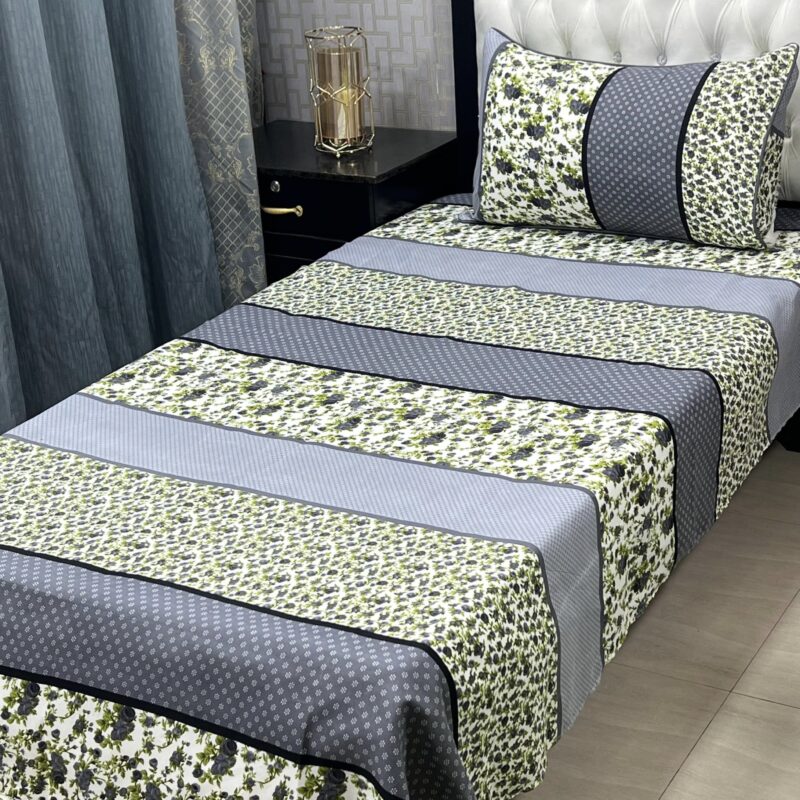 3D-Crystal cotton single pair Bedsheets