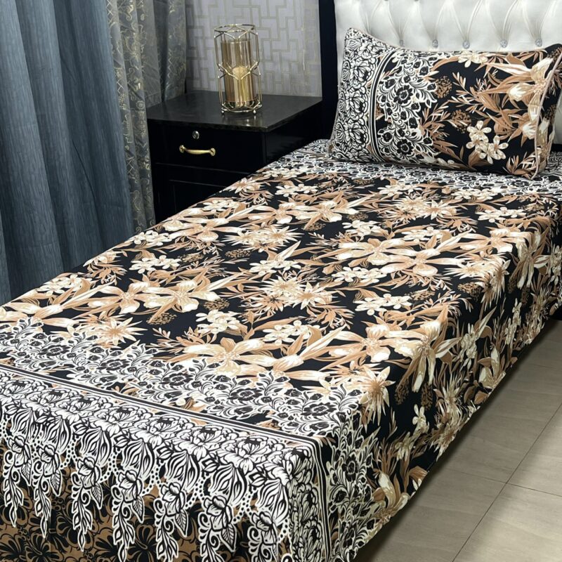 3D-Crystal cotton single pair Bedsheets