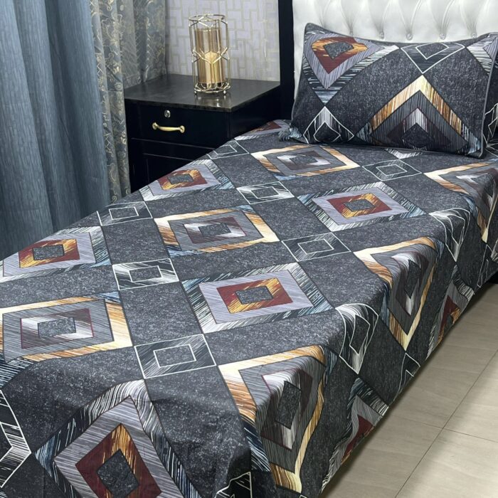 3D-Crystal cotton single pair Bedsheets