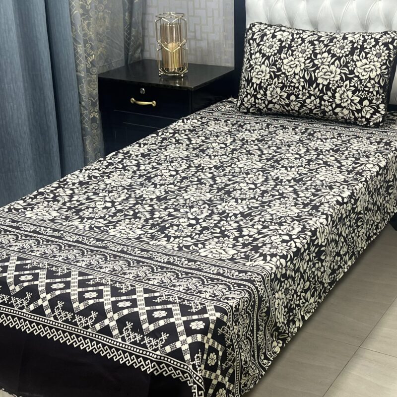 3D-Crystal cotton single pair Bedsheets