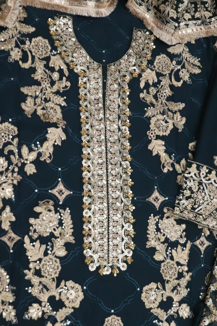Baroque - Chiffon Embroidered - UNSTITCHED 3 PIECE