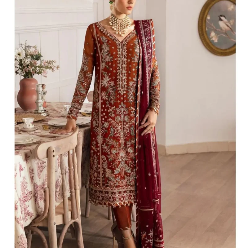 GULAAL - Embroidered - UNSTITCHED 3 PIECE